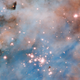 The prominent dark patches are a so-called Bok globule—isolated and relatively small dark nebulae, containing dense dust and gas. These objects are still subjects of intense research as their structure and density remains somewhat a mystery. (Image: ESO/A. McLeod)
